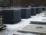 Plac produkacja szamb betonowych Będzin