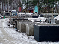 Zbiorniki betonowe Będzin